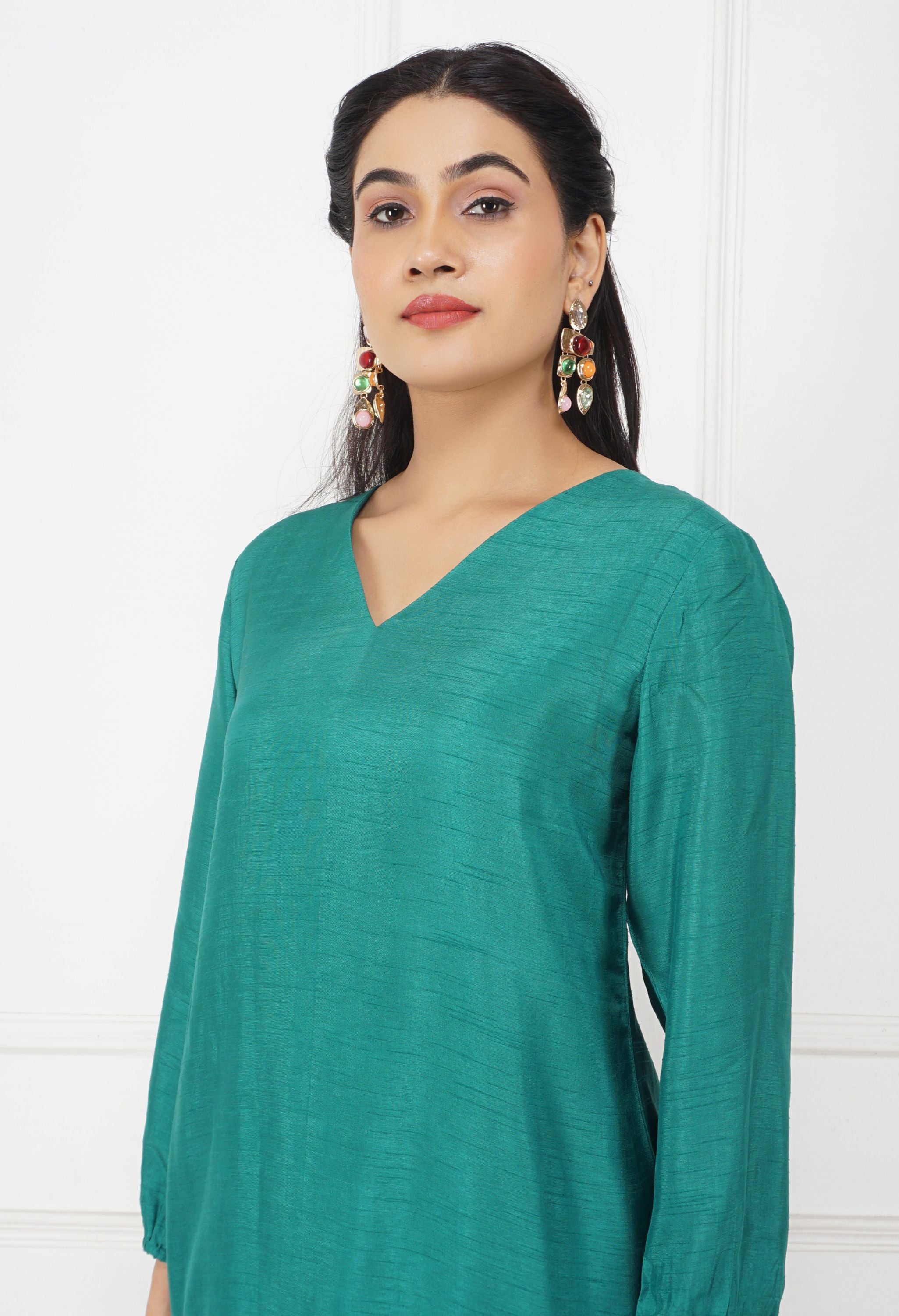 Silk Co Ord Set | Women Silk Clothing Set Online